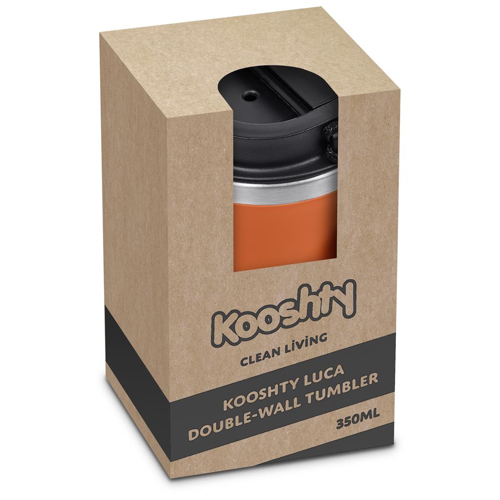 Kooshty Luca Stainless Steel & Plastic Double-Wall Tumbler – 350ml