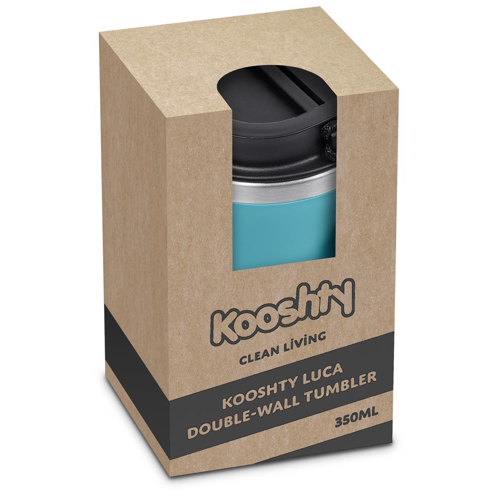 Kooshty Luca Stainless Steel & Plastic Double-Wall Tumbler – 350ml