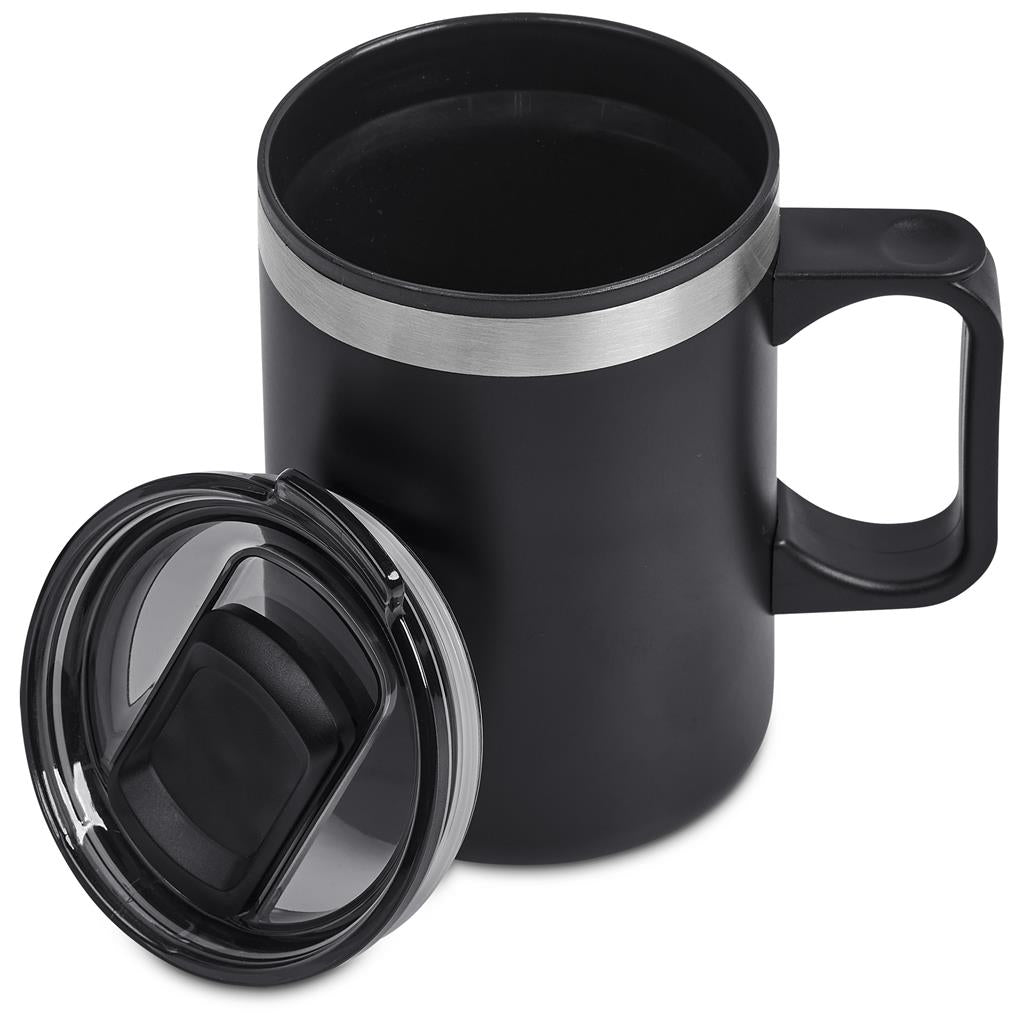 Kooshty Angelo Stainless Steel & Plastic Double-Wall Mug – 360ml