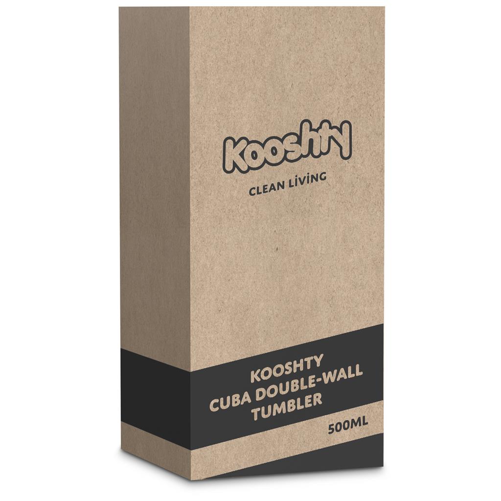 Kooshty Cuba Plastic Double-Wall Tumbler – 500ml