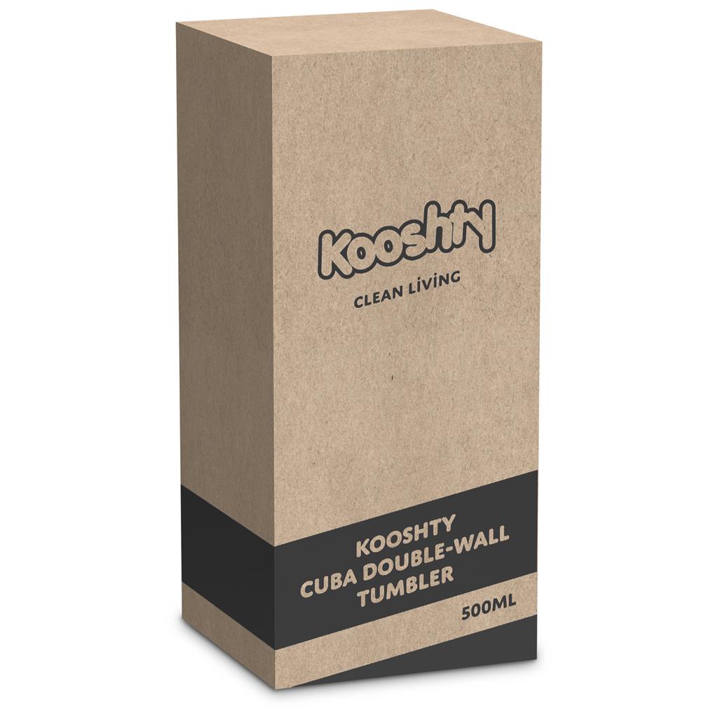 Kooshty Cuba Plastic Double-Wall Tumbler – 500ml