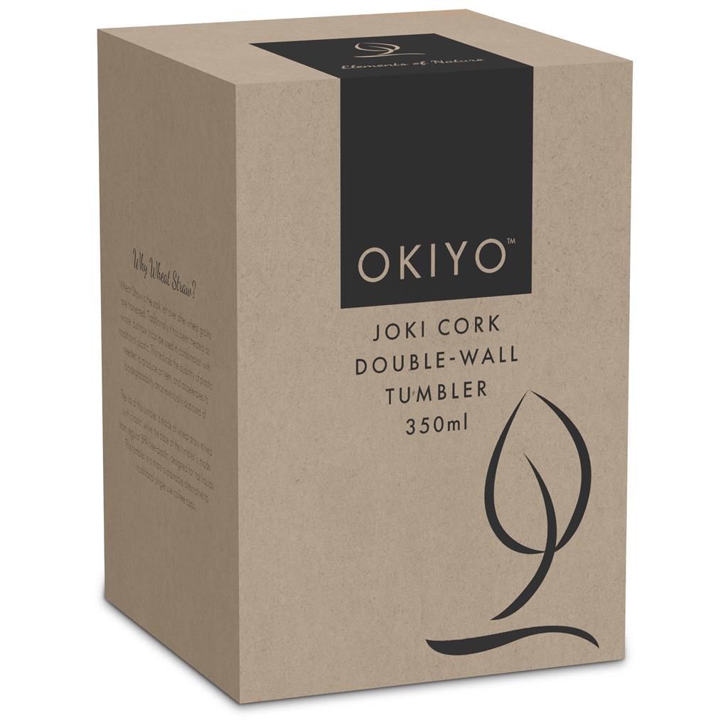 Okiyo Joki Cork Double-Wall Tumbler - 350ml