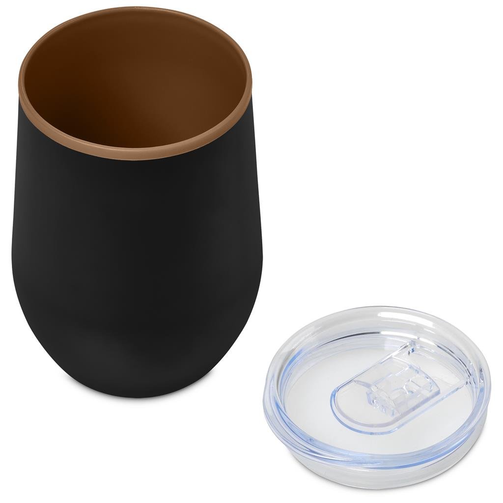 Serendipio Ovolo Stainless Steel & Plastic Double-Wall Tumbler – 350ml