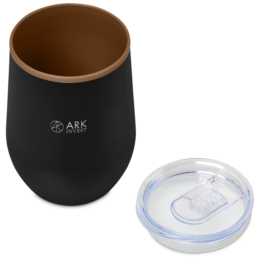 Serendipio Ovolo Stainless Steel & Plastic Double-Wall Tumbler – 350ml