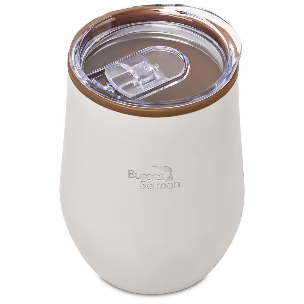 Serendipio Ovolo Stainless Steel & Plastic Double-Wall Tumbler – 350ml