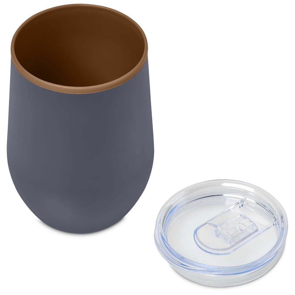 Serendipio Ovolo Stainless Steel & Plastic Double-Wall Tumbler – 350ml