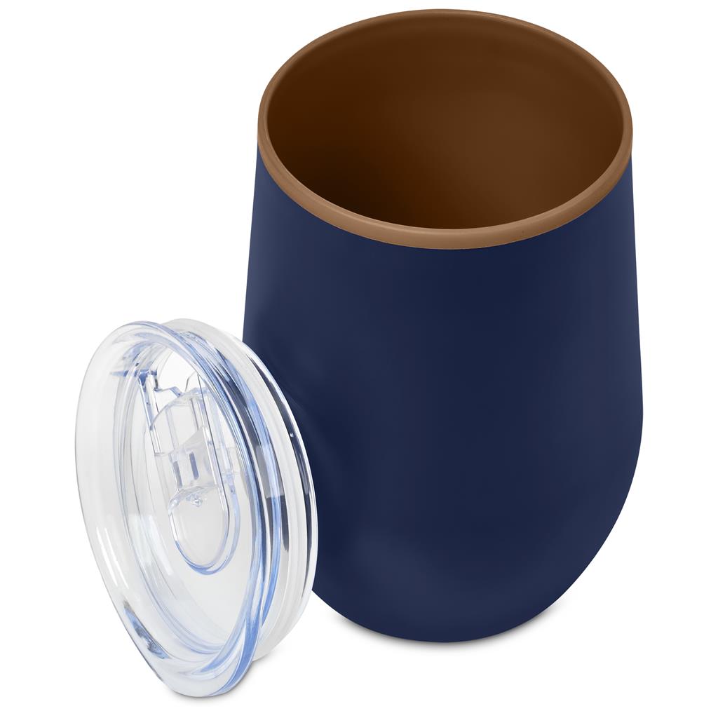 Serendipio Ovolo Stainless Steel & Plastic Double-Wall Tumbler – 350ml