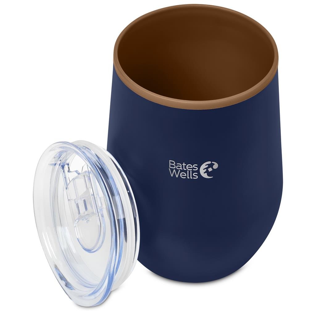 Serendipio Ovolo Stainless Steel & Plastic Double-Wall Tumbler – 350ml