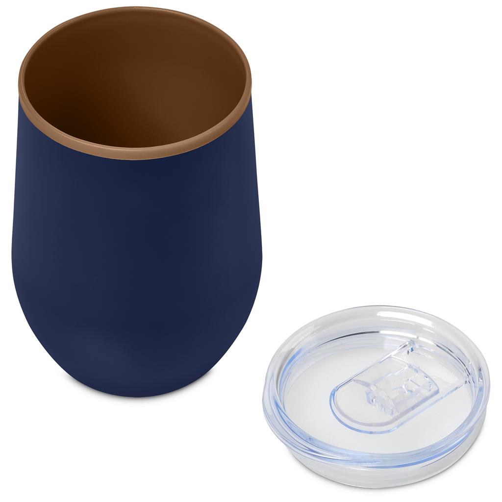 Serendipio Ovolo Stainless Steel & Plastic Double-Wall Tumbler – 350ml