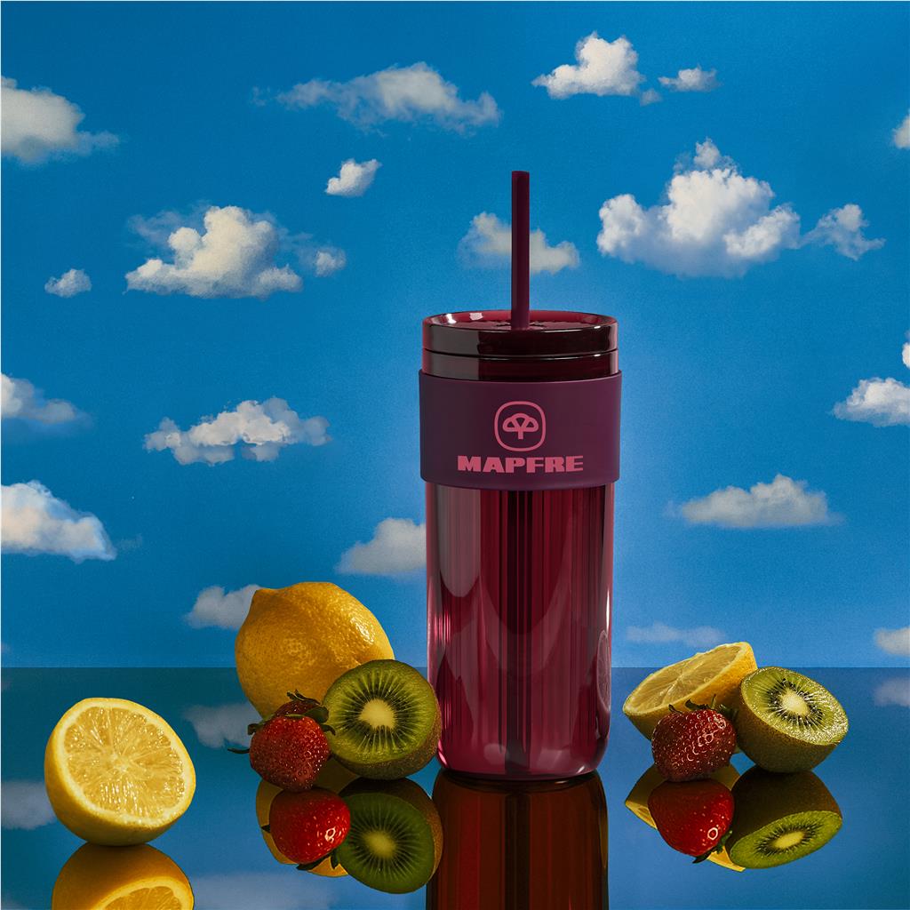 Serendipio Mayfair Plastic Tumbler & Straw – 650ml