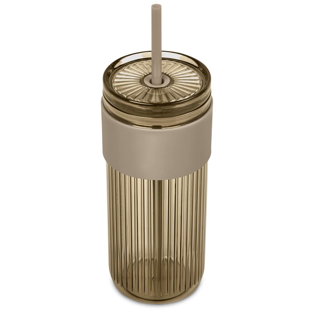 Serendipio Mayfair Plastic Tumbler & Straw – 650ml