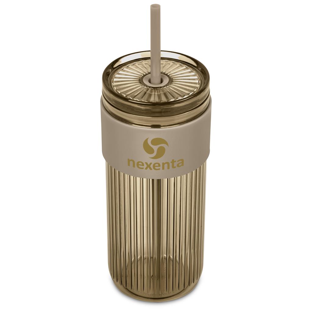 Serendipio Mayfair Plastic Tumbler & Straw – 650ml