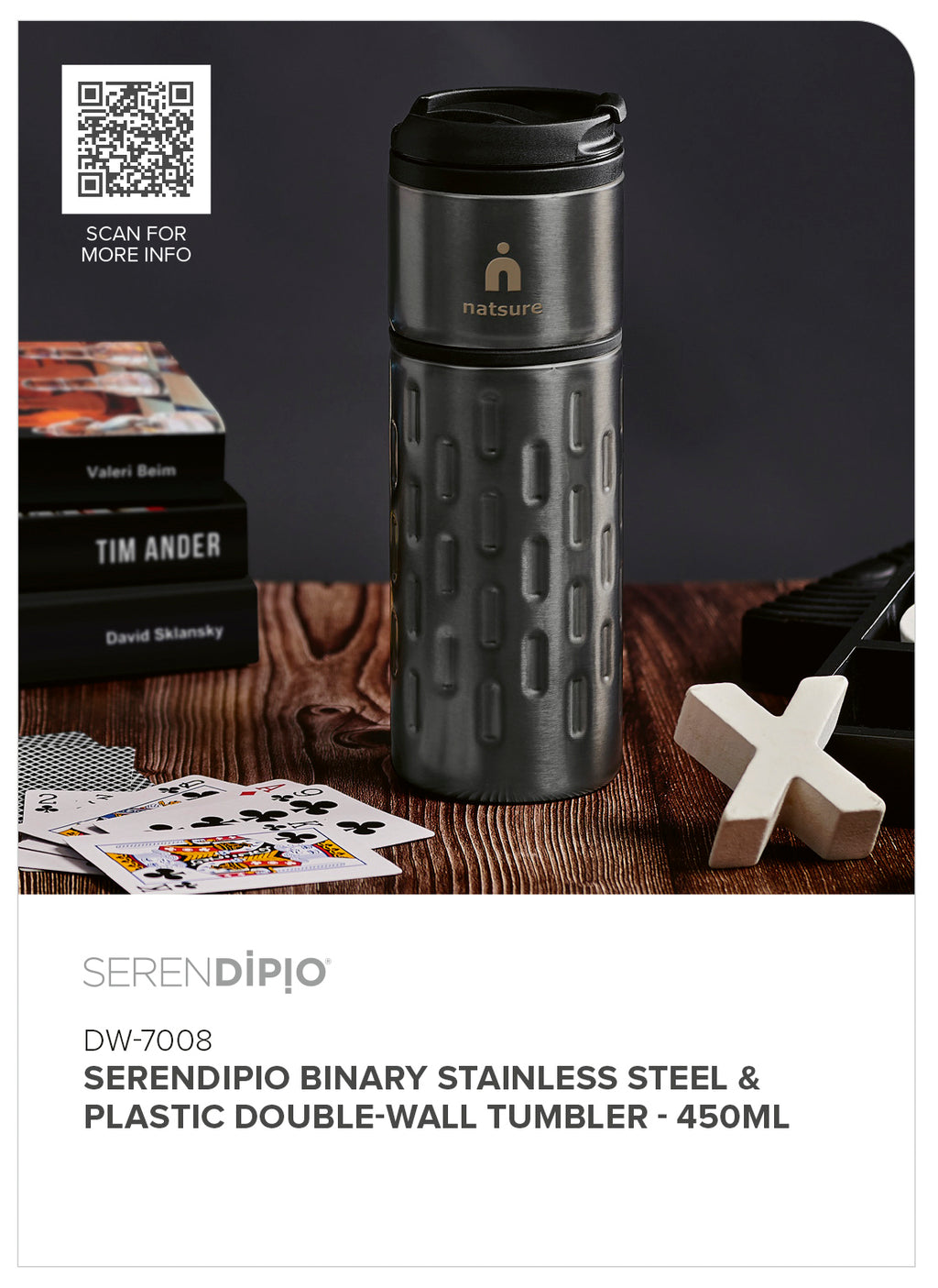 Serendipio Binary Double-Wall Tumbler - 450ml