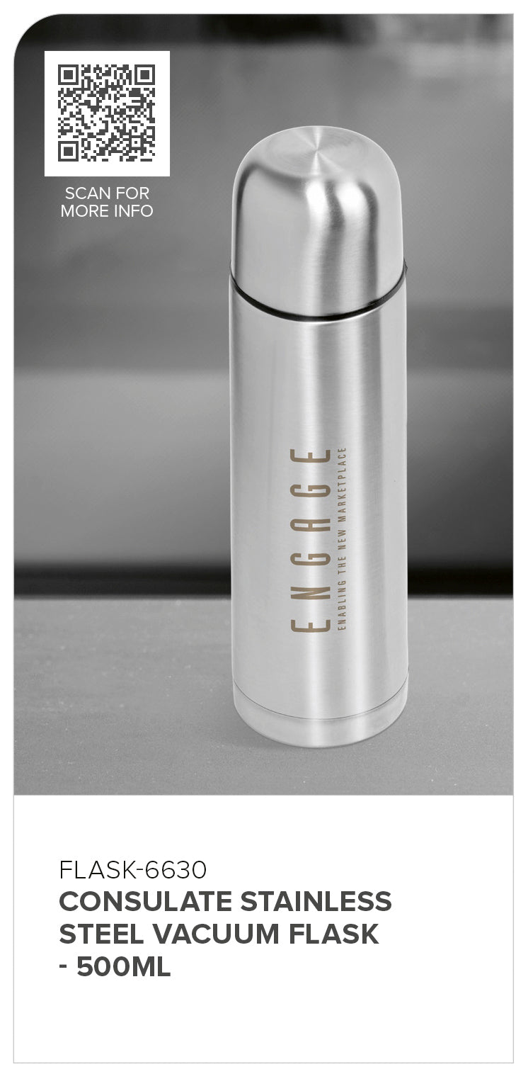 Consulate Stainless Steel Vacuum Flask - 500ml