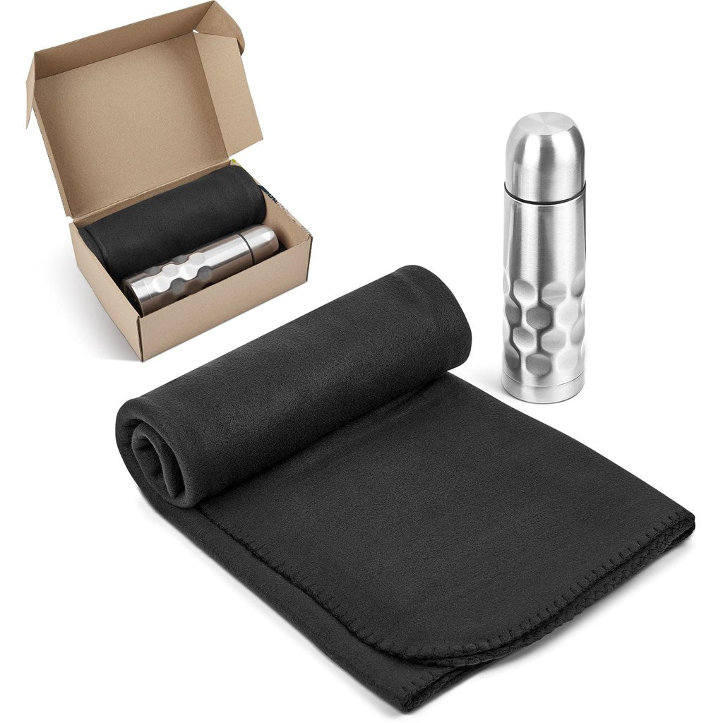 Alps Winter Blanket Gift Set - Silver