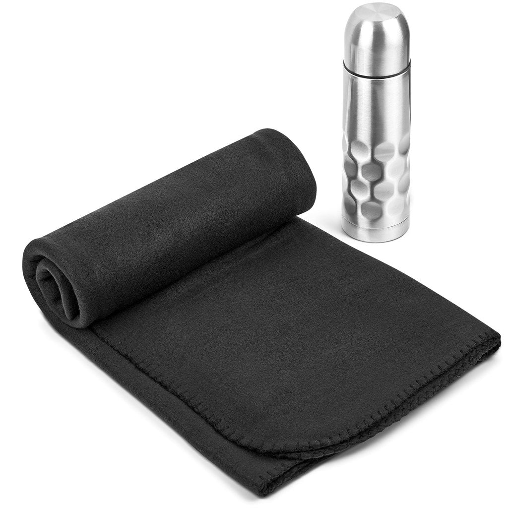 Alps Winter Blanket Gift Set - Silver