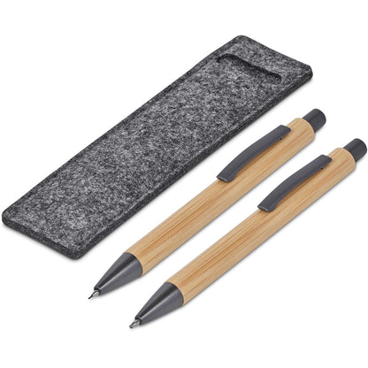 Okiyo Jona Bamboo Ball Pen & Pencil Set