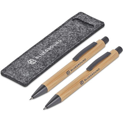 Okiyo Jona Bamboo Ball Pen & Pencil Set