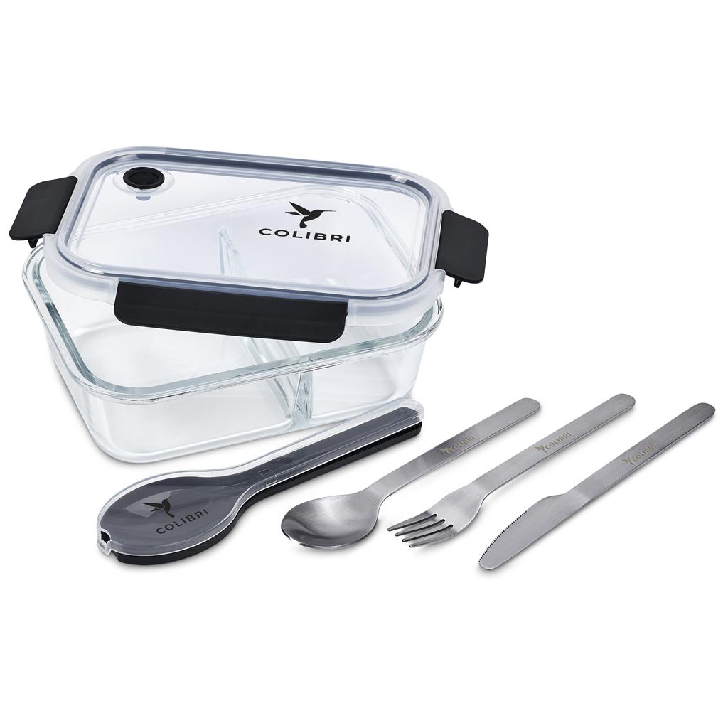 Serendipio Mealmate Lunch Box & Cutlery Set