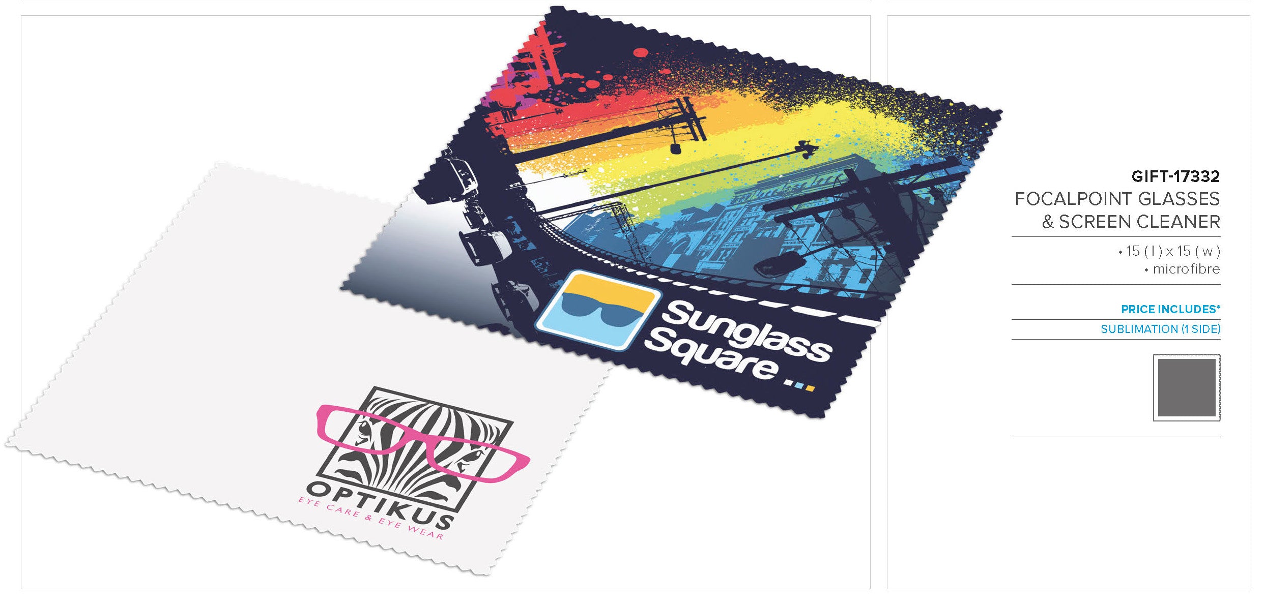 Focalpoint Glasses & Screen Cleaner - White