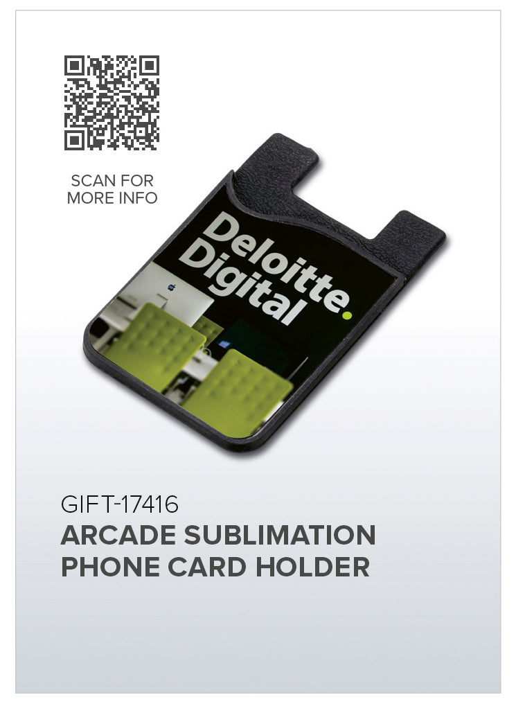 Arcade Sublimation Phone Card Holder