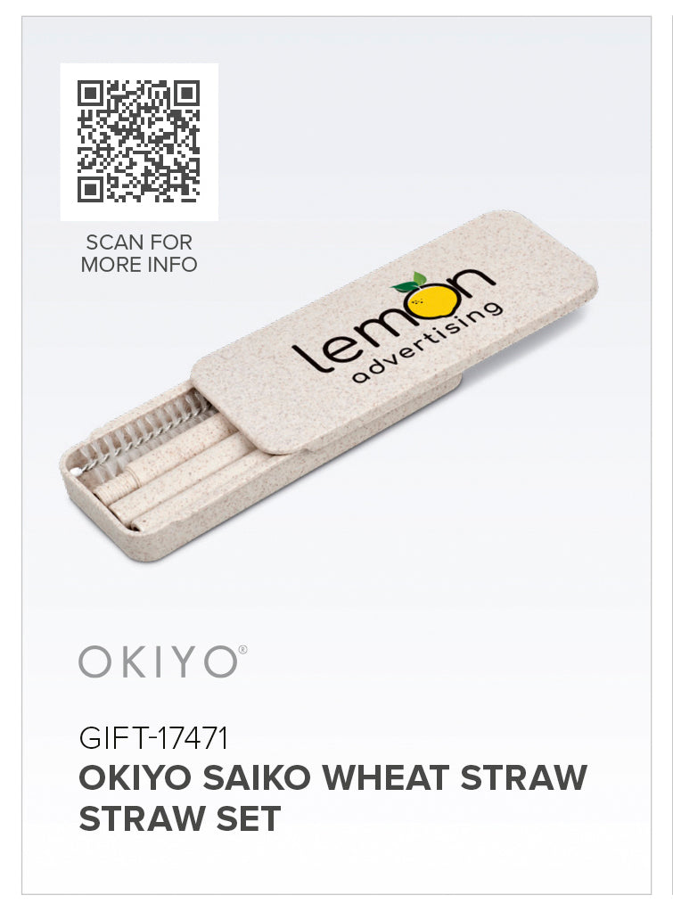 Okiyo Saiko Wheat Straw Straw Set