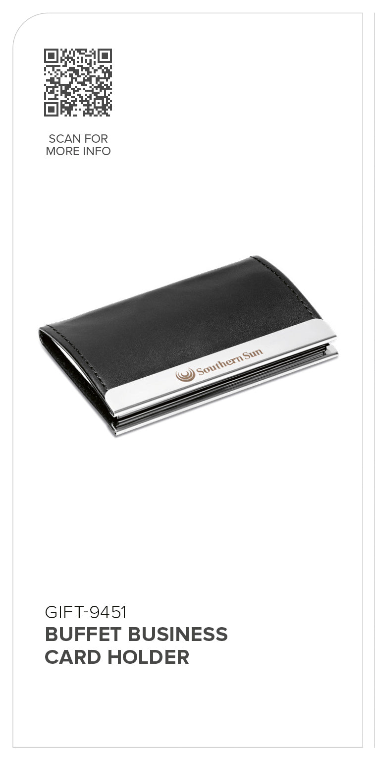 Buffet Business Card Holder