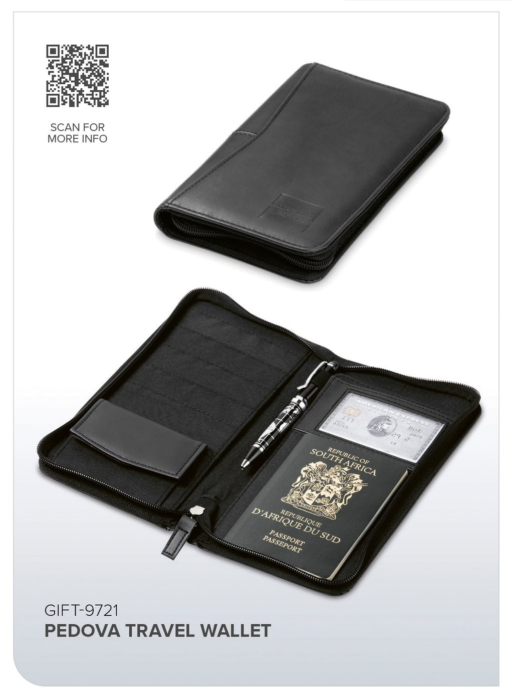Pedova Travel Wallet
