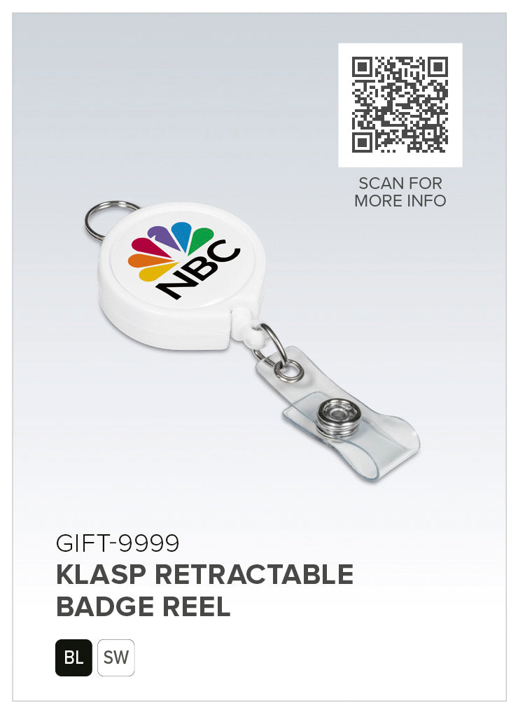 Klasp Retractable Badge Reel