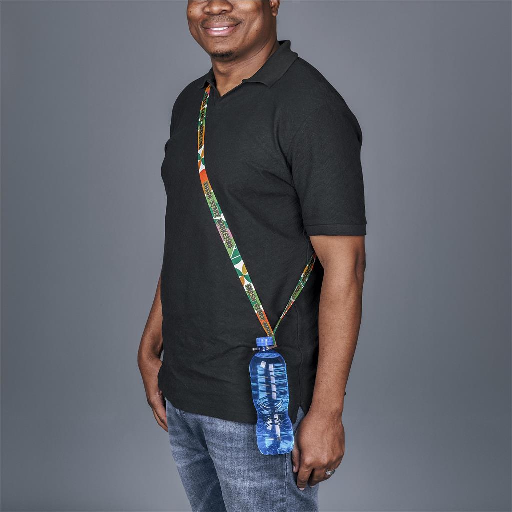 Altitude Aqua Crossbody Bottle Lanyard