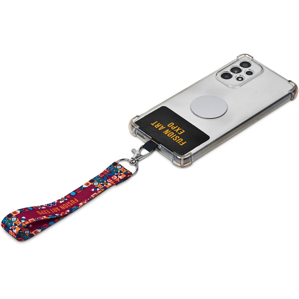Altitude Rambler Single-Sided Sublimated Satin Wrist Phone Strap