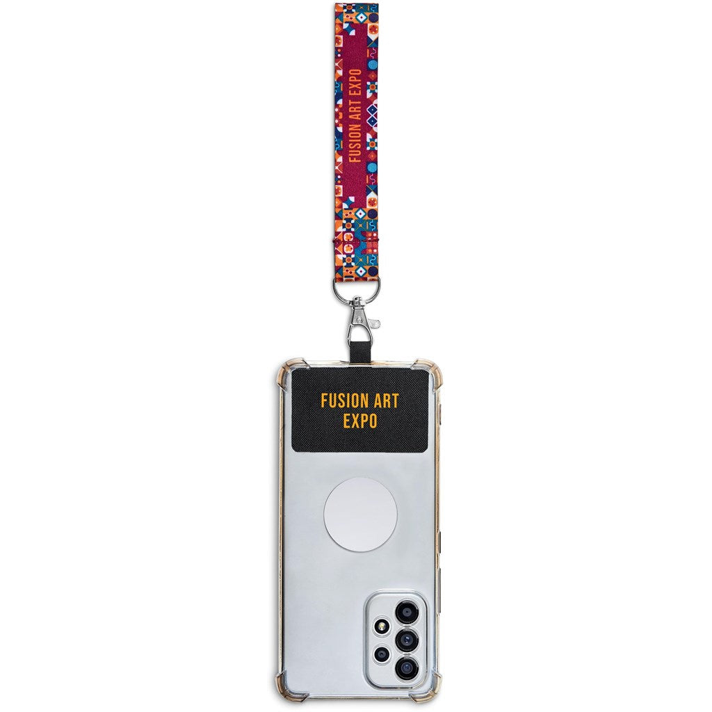 Altitude Rambler Single-Sided Sublimated Satin Wrist Phone Strap
