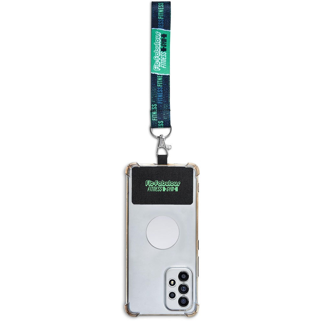 Altitude Rambler Single-Sided Sublimated Satin Wrist Phone Strap