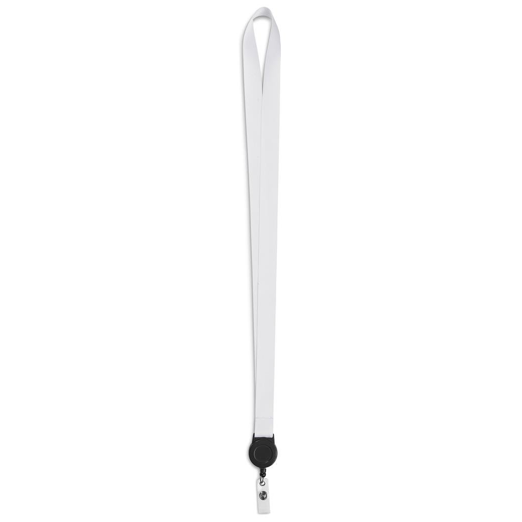 Altitude Badge Reel Single-Sided Satin Lanyard