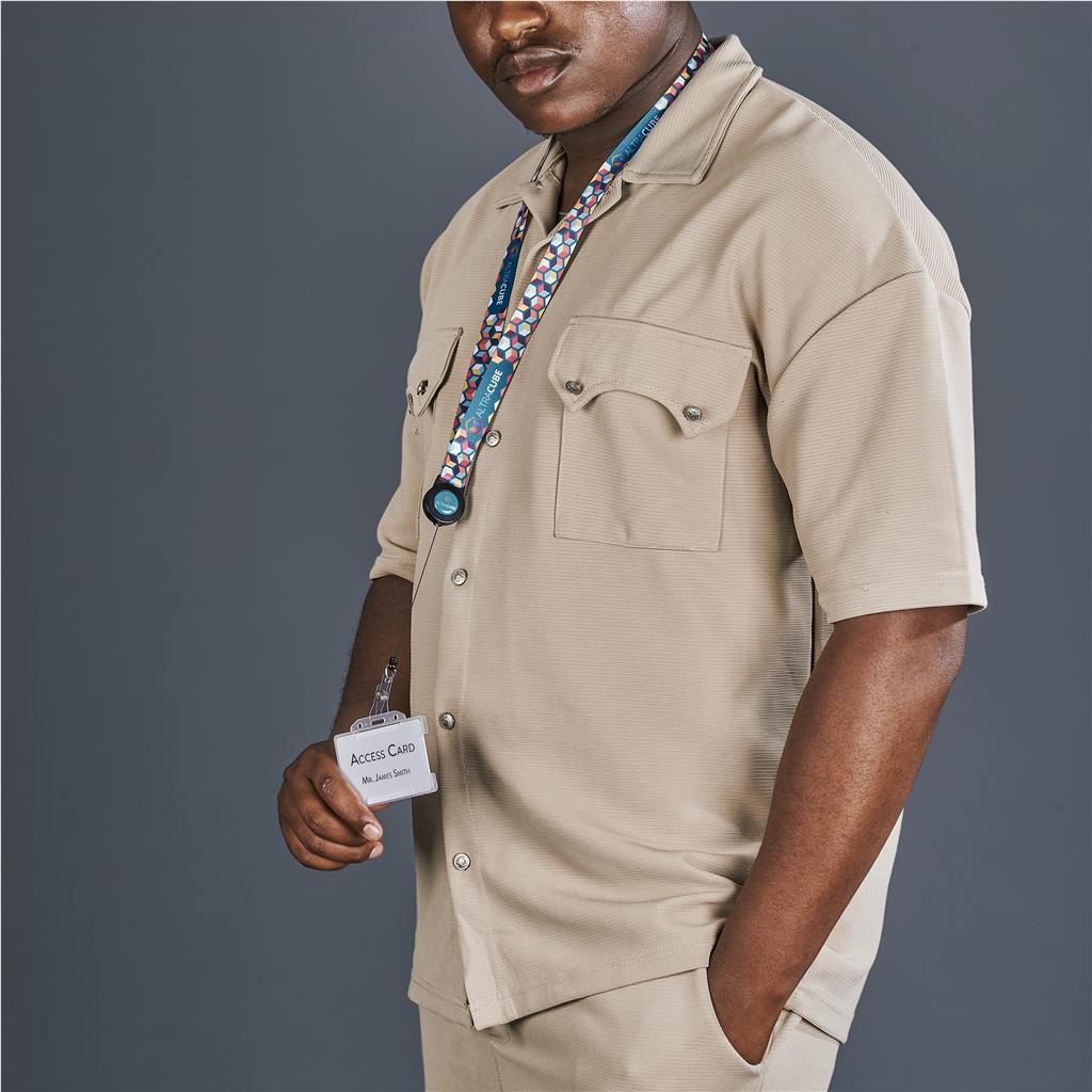 Altitude Badge Reel Single-Sided Satin Lanyard