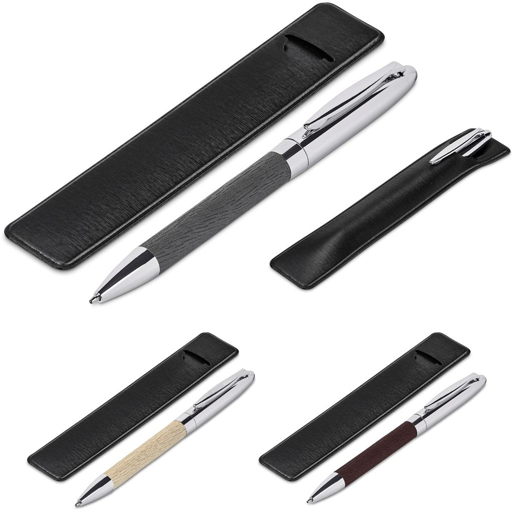 Oakridge Ball Pen In Pouch - Grey