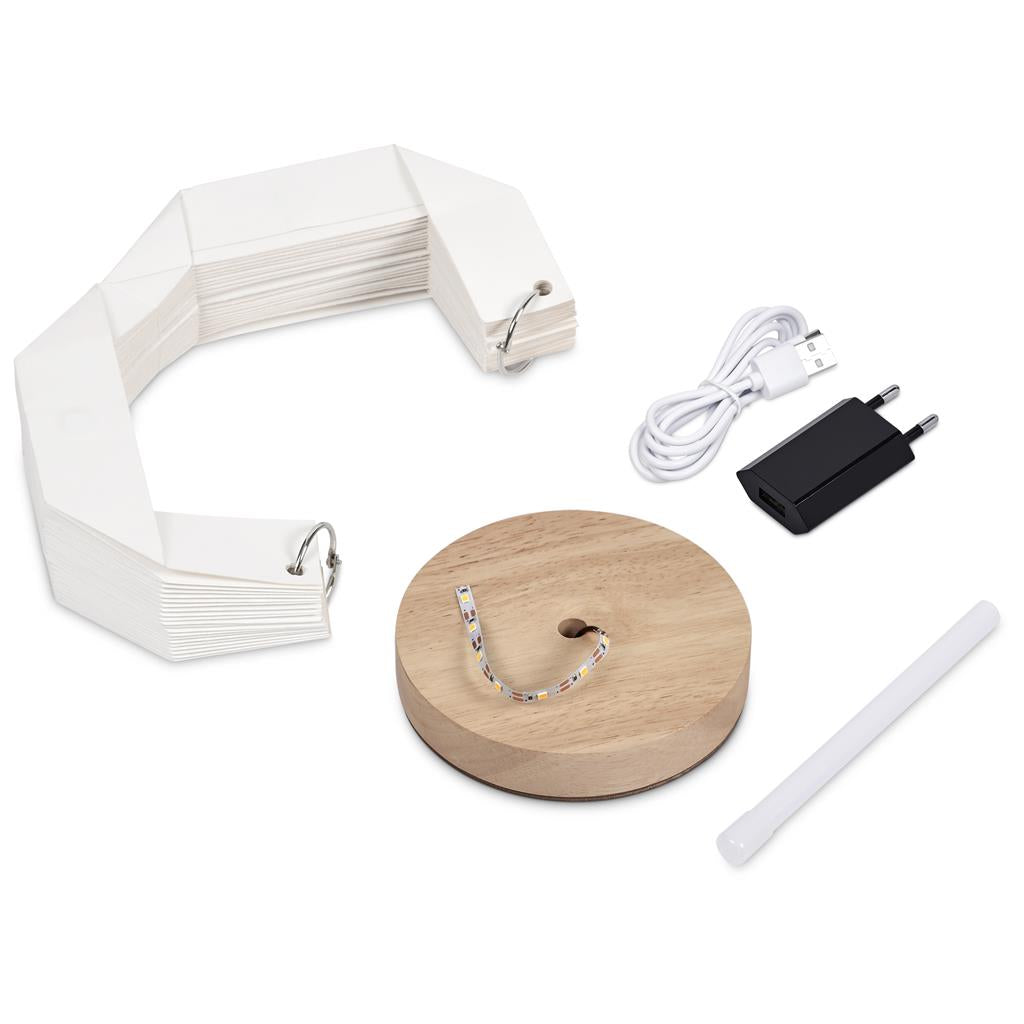 Okiyo Kosuke Wood & Paper LED Lamp