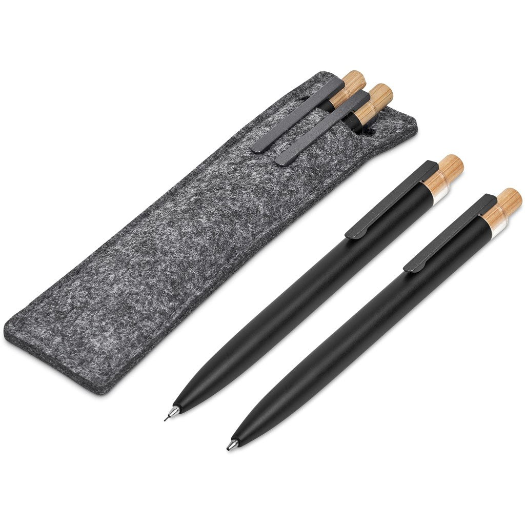 Okiyo Mimo Recycled Aluminum Ball Pen & Pencil Set