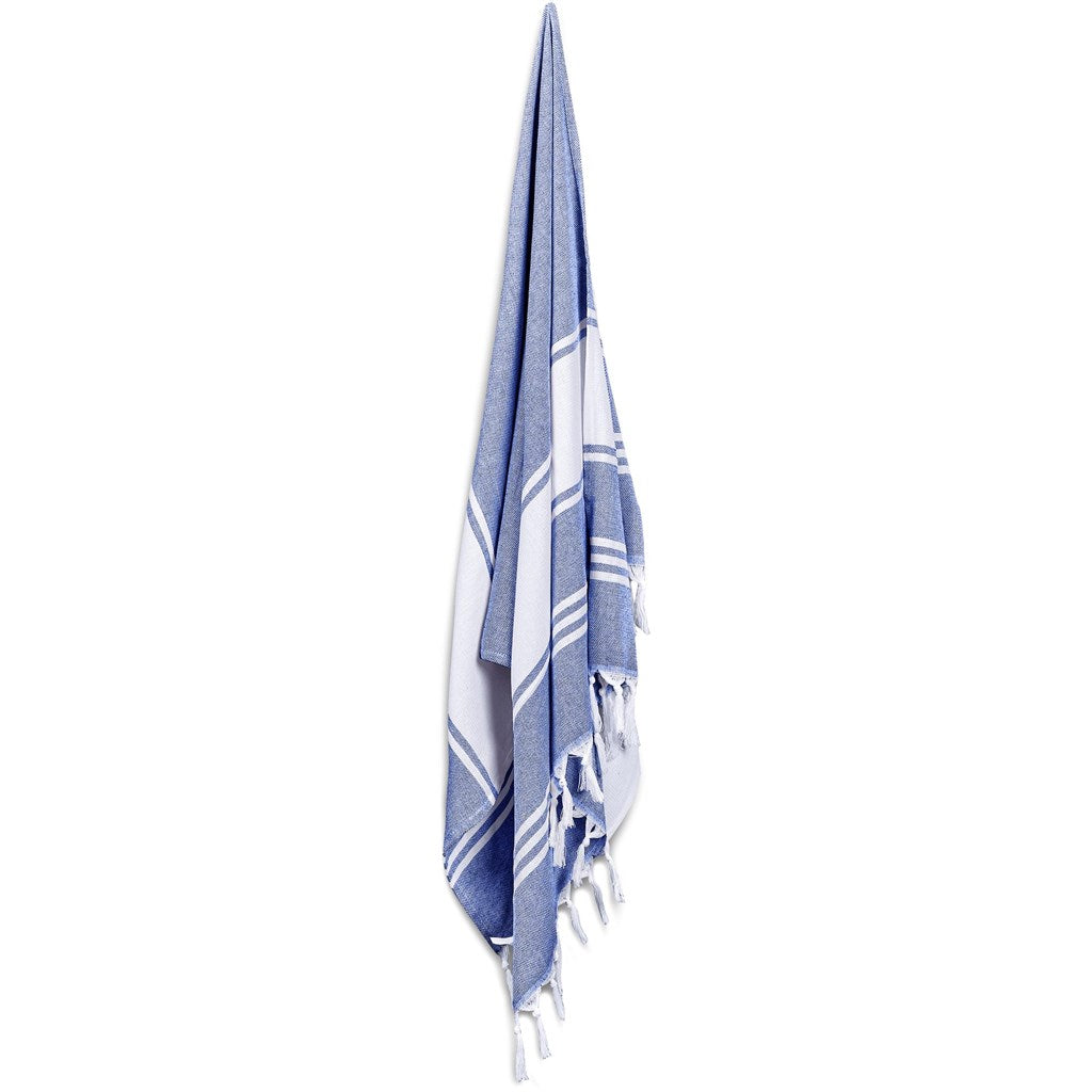 US Basic Santa Cruz Cotton-Rich Beach Towel & Drawstring Bag