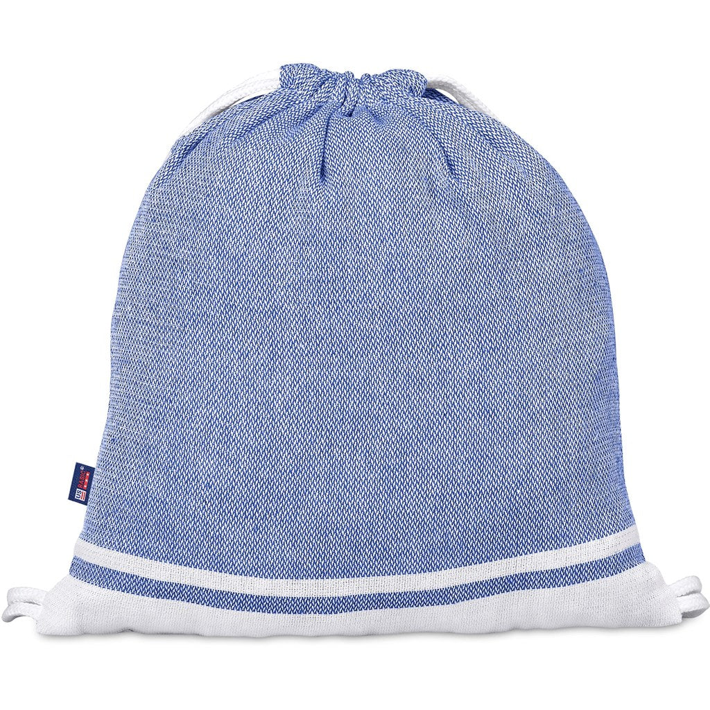 US Basic Santa Cruz Cotton-Rich Beach Towel & Drawstring Bag