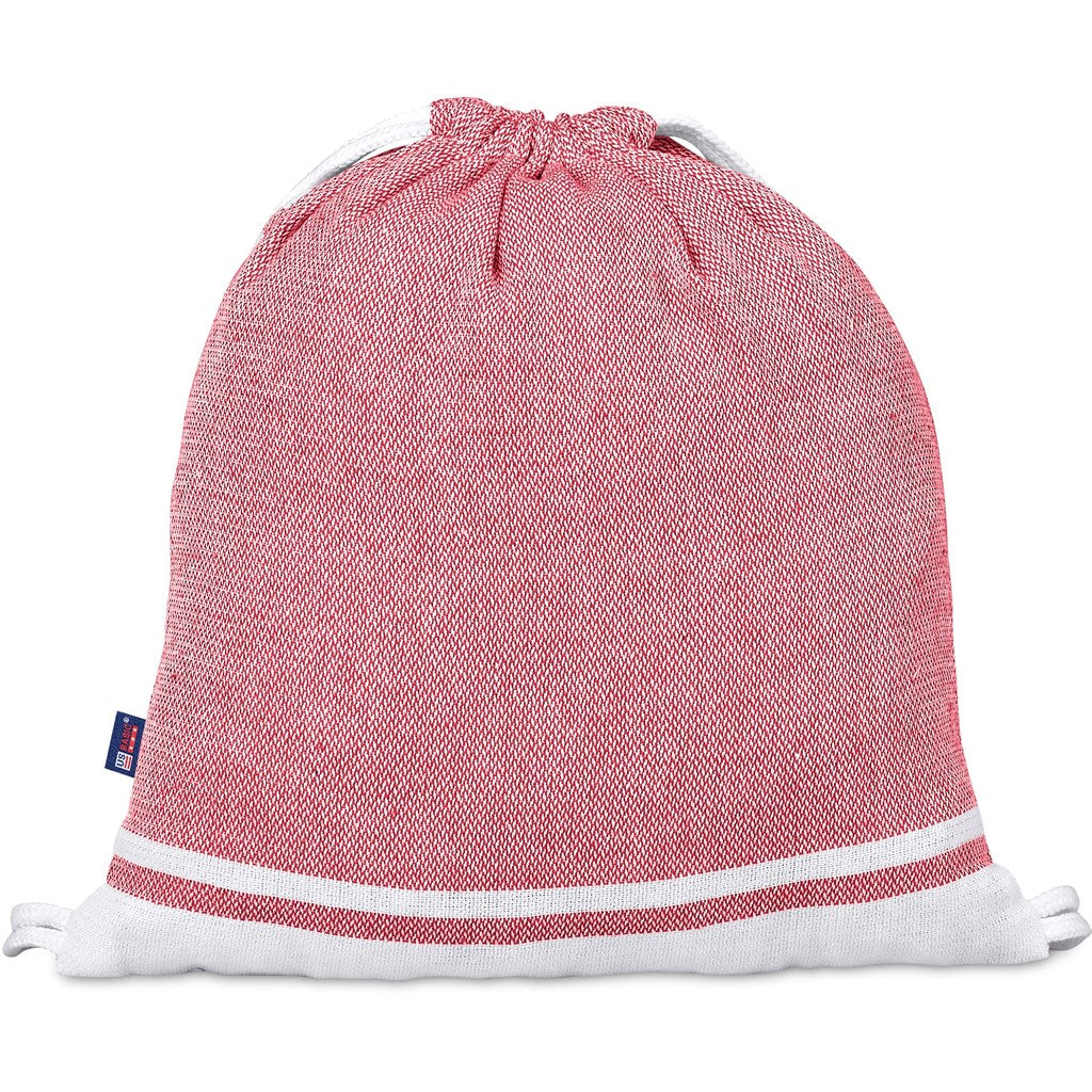 US Basic Santa Cruz Cotton-Rich Beach Towel & Drawstring Bag