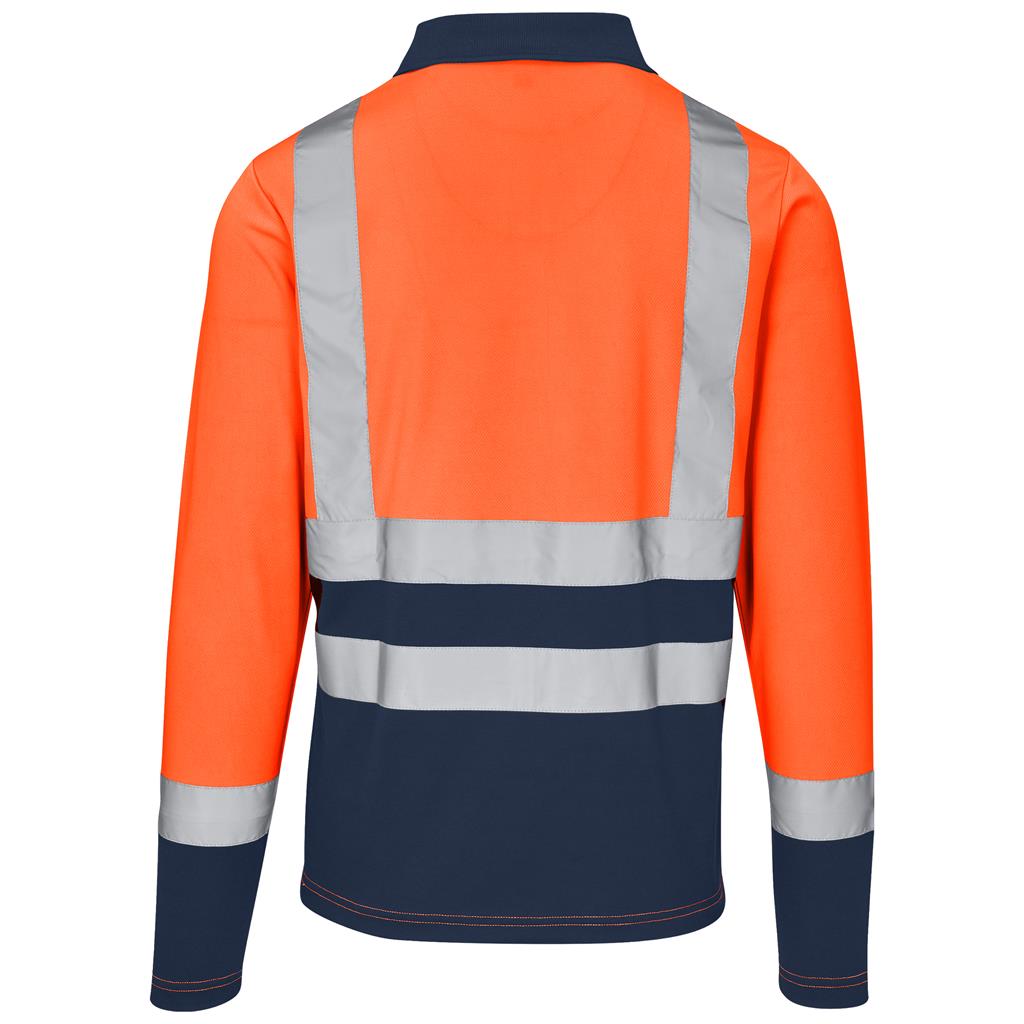 Long Sleeve Surveyor Two-Tone Hi-Viz Golf Shirt