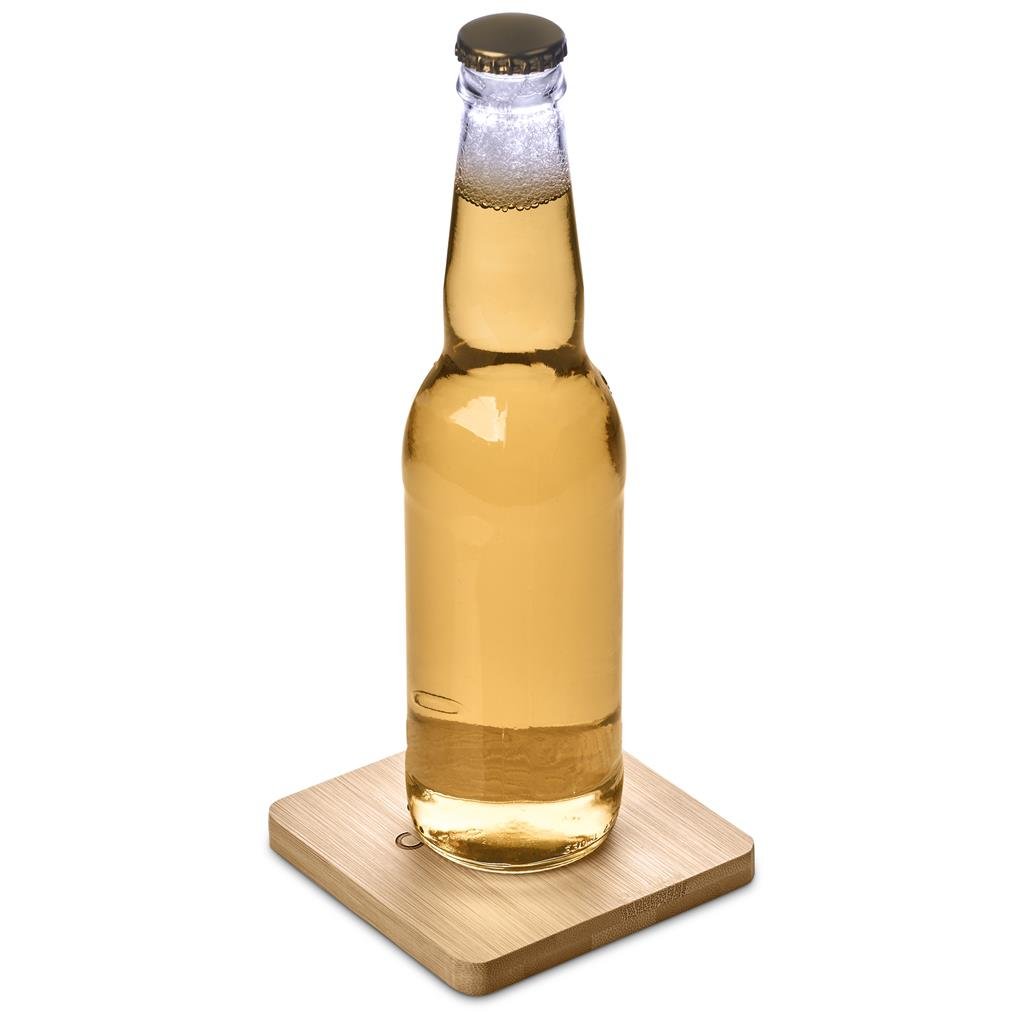 Drifter Bamboo Bottle Opener Coaster