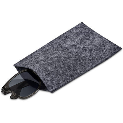 Okiyo Shedo RPET Felt Glasses Pouch - Grey