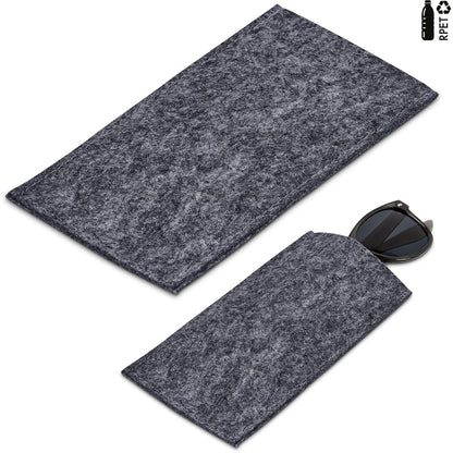 Okiyo Shedo RPET Felt Glasses Pouch - Grey