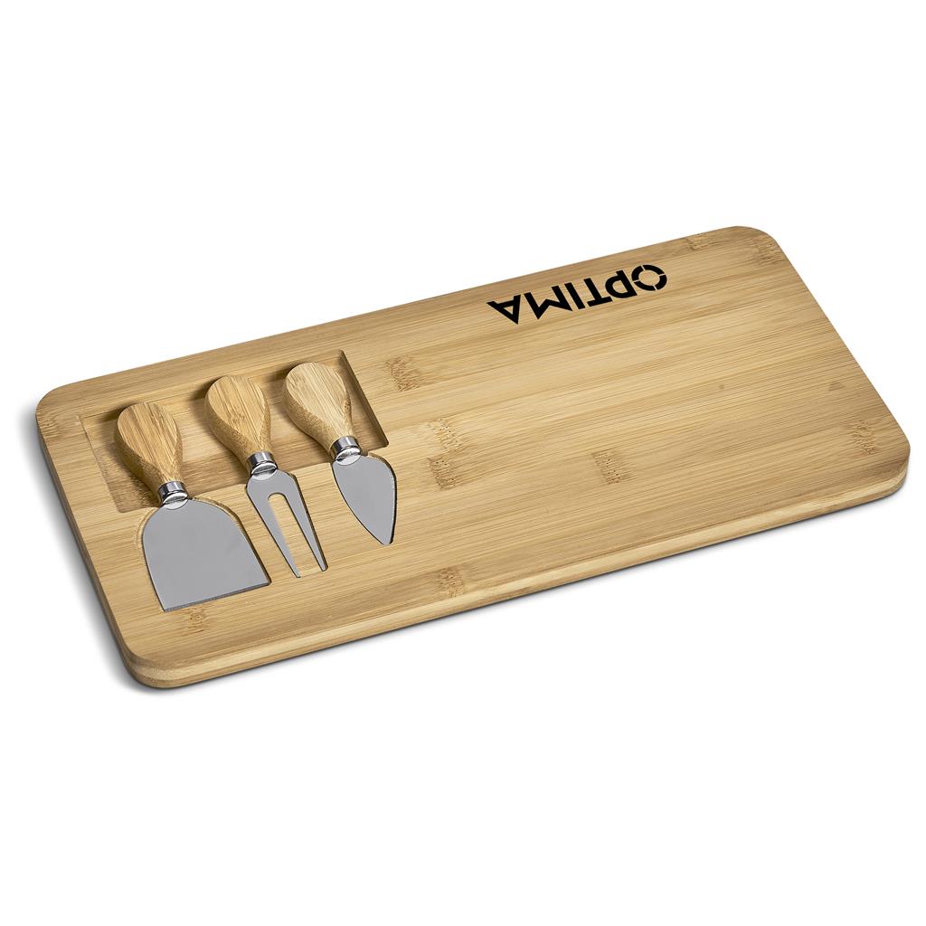 Okiyo Chizu Bamboo Cheese Board Set