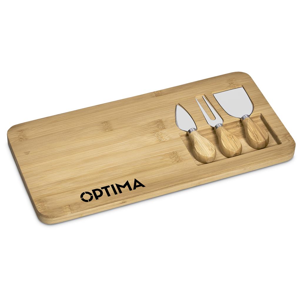 Okiyo Chizu Bamboo Cheese Board Set