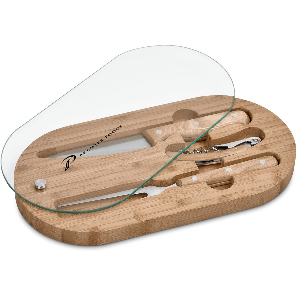 Okiyo Suraisu Bamboo Food & Wine Set