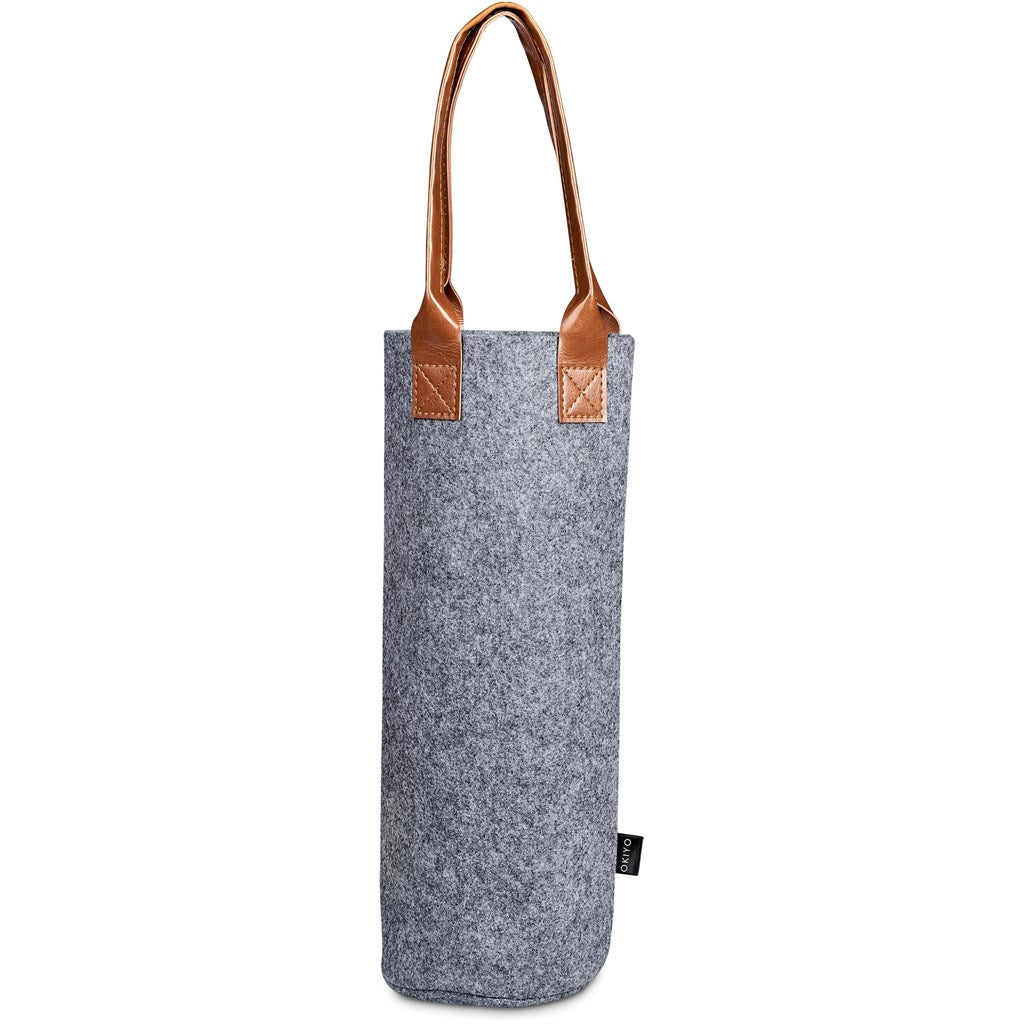 Okiyo Tahada RPET Felt Wine Tote