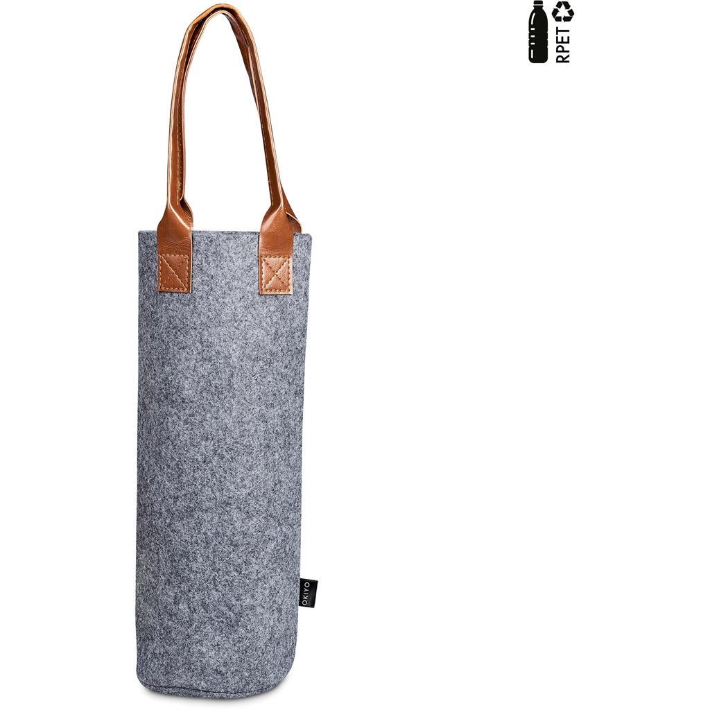 Okiyo Tahada RPET Felt Wine Tote